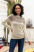 100% alpaca pullover sweater, 'Modern Geometry in Taupe' - Pullover Sweater in 100% Alpaca (image 2b) thumbail