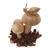Wood statuette, 'Garden Snail' - Hand Crafted Jempinis Wood Mushroom Statuette (image 2b) thumbail