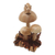 Wood statuette, 'Garden Snail' - Hand Crafted Jempinis Wood Mushroom Statuette (image 2c) thumbail