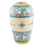 Ceramic vase, 'Bermuda' (medium) - Artisan Crafted Floral Ceramic Vase (Medium) (image 2b) thumbail
