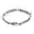 Sterling silver link bracelet, 'Elegant Quartet' - Sterling Silver Link Bracelet Crafted in Bali (image 2c) thumbail
