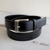 Men's leather belt, 'Subtle Elegance in Black' - Men's Simple Black Leather Belt thumbail