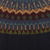 100% alpaca cardigan sweater, 'Blue Andean Nordic' - 100% Alpaca Yoke Cardigan Sweater with Buttons From Peru (image 2e) thumbail