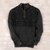 Men's cotton pullover sweater, 'Stylish in Charcoal' - Men's Stone Washed Cotton Pullover Sweater