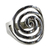 Sterling silver cocktail ring, 'Water Swirls' - Sterling Silver Swirls Cocktail Ring from Thailand