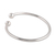 Sterling silver cuff bracelet, 'Elegant Charm' - Simple Sterling Silver Cuff Bracelet from India (image 2c) thumbail