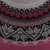 100% alpaca sweater, 'Mountain Snowflakes in Rose' - Turtleneck Sweater in 100% Alpaca (image 2h) thumbail