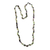 Fluorite beaded long necklace, 'Nuanced colour' - Artisan Crafted Brazilian Fluorite Beaded Necklace