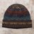 100% alpaca knit hat, 'Earth and Sky' - Women's Alpaca Knit Hat in Multicolor (image 2b) thumbail