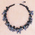 Multi-gemstone beaded necklace, 'Wishing Pool' - Handmade Agate and Cultured Pearl Beaded Necklace (image 2b) thumbail
