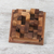 Wood puzzle, 'Happy City' - Handcrafted Wood City Puzzle from Thailand (image 2c) thumbail