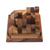 Wood puzzle, 'Happy City' - Handcrafted Wood City Puzzle from Thailand (image 2e) thumbail