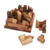 Wood puzzle, 'Happy City' - Handcrafted Wood City Puzzle from Thailand (image 2f) thumbail