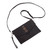 Leather sling bag, 'Mystic Black' - Versatile Leather Geometric Sling Bag from Peru thumbail