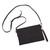 Leather sling bag, 'Mystic Black' - Versatile Leather Geometric Sling Bag from Peru (image 2c) thumbail