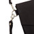 Leather sling bag, 'Mystic Black' - Versatile Leather Geometric Sling Bag from Peru (image 2e) thumbail