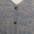 Baumwoll-Maxikleid, „Toqo in Heathered Sky Blue“ – Geknöpftes Maxikleid aus Bio-Baumwolle in Cerulean aus Peru