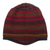 Alpaca blend knit hat, 'Diamond Warmth' - Red and Multicolored Alpaca Blend Knit Hat from Peru thumbail