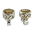 Citrine stud earrings, 'Spark of Life' - Citrine Stud Earrings Sterling Silver Jewelry (image 2c) thumbail