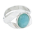 Aquamarine ring, 'Imagine' - Sterling Silver and Aquamarine Ring from Brazil