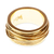 24k gold-plated band ring, 'Golden Threads' - 24k Gold-plated Band Ring From Mexico (image 2a) thumbail