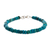 Chrysocolla beaded bracelet, 'Endless Sea' - Hand Beaded Chrysocolla Bracelet (image 2b) thumbail
