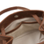 Leather shoulder bag, 'Stylish Sepia' - Handmade Leather Shoulder Bag in Sepia from Peru (image 2g) thumbail