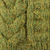Sombrero de mezcla de alpaca - Gorro de mezcla de alpaca trenzado tejido a mano en verde oliva cálido