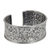 Sterling silver cuff bracelet, 'Renewal' - Floral Silver Cuff Bracelet