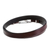 Men's leather wrap bracelet, 'Discoverer' - Men's Brown Leather Wrap Bracelet with Carabiner Clasp