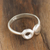 Silver band ring, 'Vision' - Artisan Crafted 950 Silver Band Ring (image 2b) thumbail