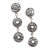 Sterling silver dangle earrings, 'Ancient Money' - Hand Crafted Sterling Silver Dangle Earrings (image 2a) thumbail