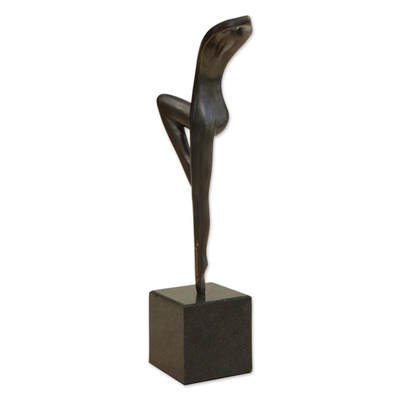 Bronze sculpture, 'Veronique, Dancer Series' - Bronze sculpture