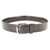 Men's leather belt, 'Smooth Elegance' - Handmade Dark Brown Men's Belt