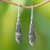 Gold accent dangle earrings, 'Ubud Dancer' - Gold accent dangle earrings (image 2) thumbail