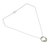 Sterling silver pendant necklace, 'Lovers' - Modern Sterling Silver Pendant Necklace