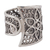 Sterling silver filigree band ring, 'Magical Flower Vine' - Sterling Silver Floral Filigree Band Ring from Peru (image 2e) thumbail