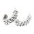 Sterling silver drop earrings, 'Beautiful Destination' - Hand Made Sterling Silver Drop Earrings