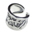 Sterling silver band ring, 'Pollock Inspiration' - Unique Sterling Silver Band Ring (image 2a) thumbail