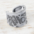 Sterling silver band ring, 'Pollock Inspiration' - Unique Sterling Silver Band Ring (image 2b) thumbail