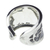 Sterling silver band ring, 'Pollock Inspiration' - Unique Sterling Silver Band Ring (image 2c) thumbail