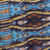 Chiffon caftan, 'Wild Symphony' - Multicolor Asymmetrical Caftan with Tie Waist (image 2c) thumbail