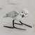 Ceramic figurine, 'Snowy Owl' - Hand Painted Snowy Owl Ceramic Bird Figurine from Guatemala (image 2) thumbail