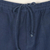Men's linen-blend cargo shorts, 'Spring Cool in Navy' - Men's Navy Linen-Blend Cargo Shorts