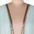 Beaded jacket, 'Glitz and Glamour in Aqua' - Hand-Embellished Open-Front Jacket