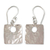 Sterling silver dangle earrings, 'Jocotenango Glow' - Fair Trade Modern Sterling Silver Dangle Earrings
