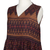 Hand-woven cotton dress, 'Borobudur' - Hand-Woven Cotton Maxi Dress with Ikat Motif (image 2f) thumbail