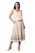 Embroidered viscose skirt, 'Celebration Season' - Embroidered Viscose Floral-Motif Skirt