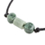 Collar colgante de jade, 'Amor juvenil' - Collar colgante con cuentas de jade bicolor de Guatemala