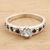 Sapphire and blue topaz cocktail ring, 'Sea Sparkles' - Sapphire and Blue Topaz Solitaire Ring (image 2) thumbail